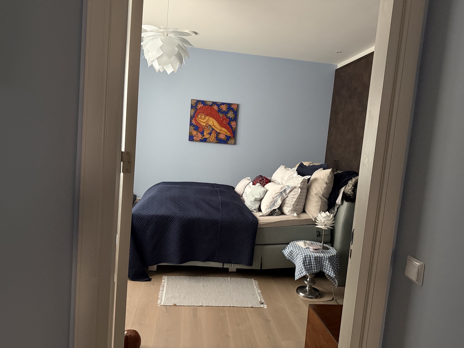 Main bedroom viewed from doorway